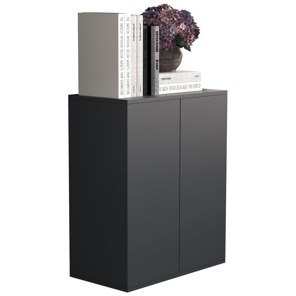 VCM Büroschrank Dalosa 2-Fach, anthrazit Produktabbildung: VCM Büroschrank Dalosa 2-Fach, anthrazit