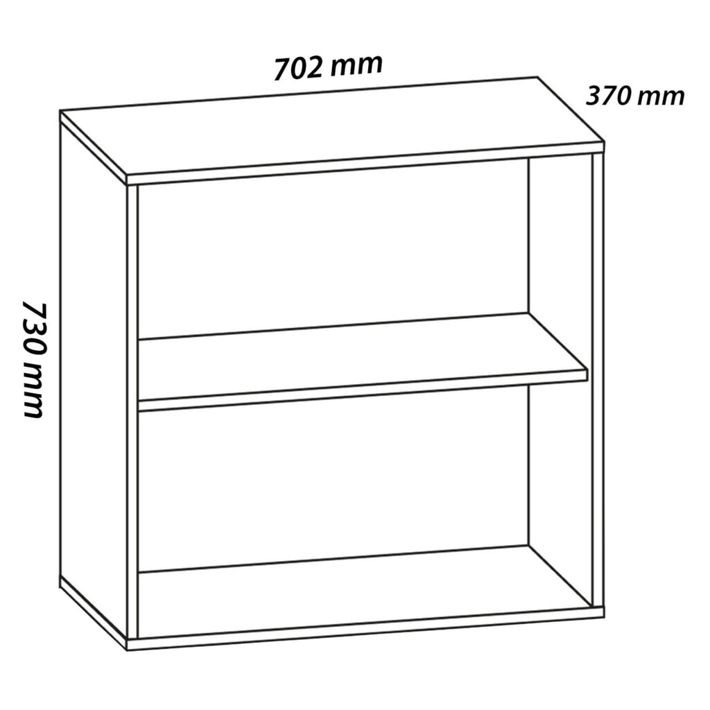 VCM Büroschrank Lona L mit Drehtüren, grau Produktabbildung Nr. 2: VCM Büroschrank Lona L mit Drehtüren, grau