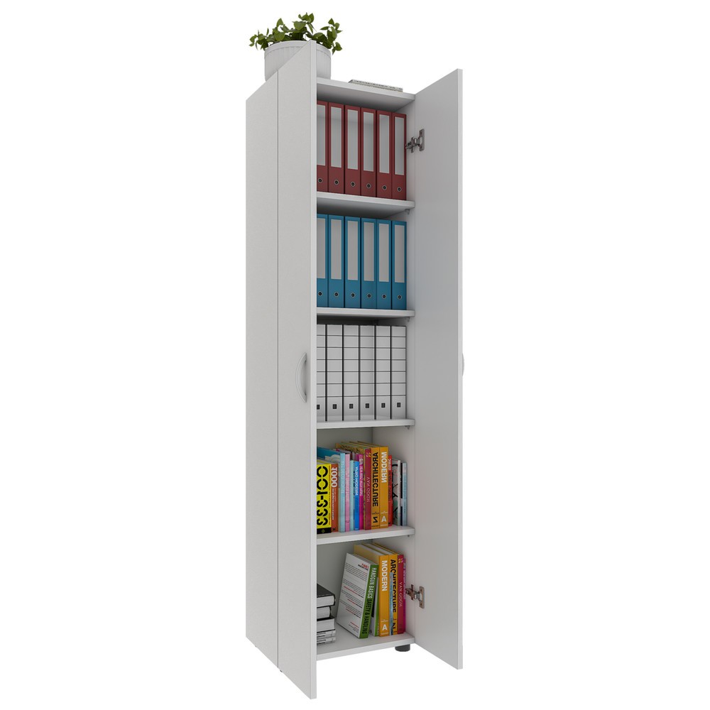 Produktabbildung Nr. 1: VCM Büroschrank Ulas-XL 5-fach, weiß