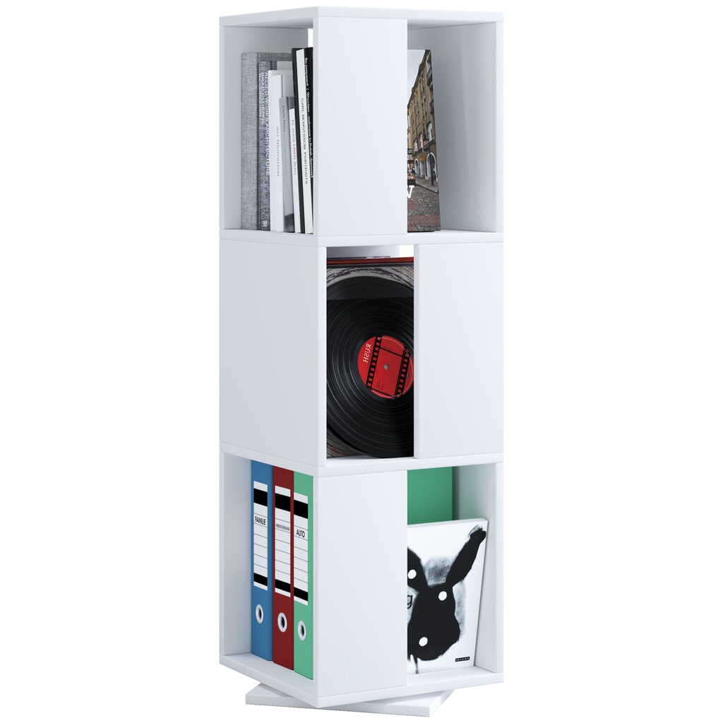 VCM Drehregal Stifta XL, weiß Produktabbildung: VCM Drehregal Stifta XL, weiß