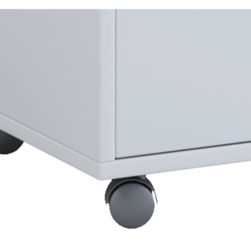 Produktabbildung Nr. 2: VCM Eck-Rollcontainer Masola Maxi, HxBxT 540 x 450 x 380 mm, weiß