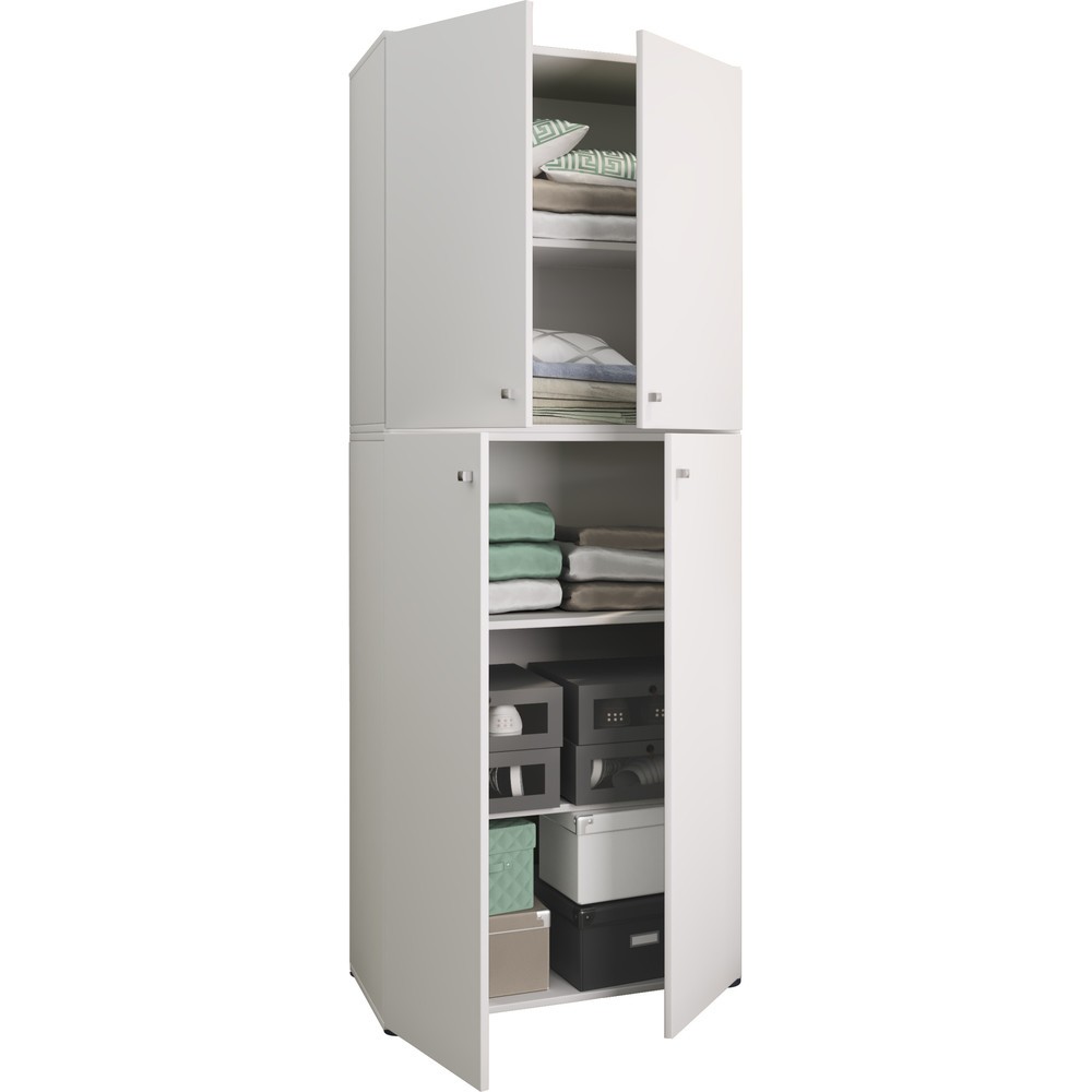 Produktabbildung Nr. 1: VCM Kleiderschrank Lona XXL Drehtüren, weiß
