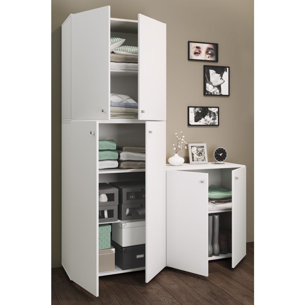 Produktabbildung Nr. 2: VCM Kleiderschrank Lona XXL Drehtüren, weiß