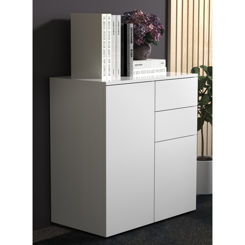 VCM Büroschrank Dalosa 4-Fach, weiß Produktabbildung Nr. 2: VCM Büroschrank Dalosa 4-Fach, weiß