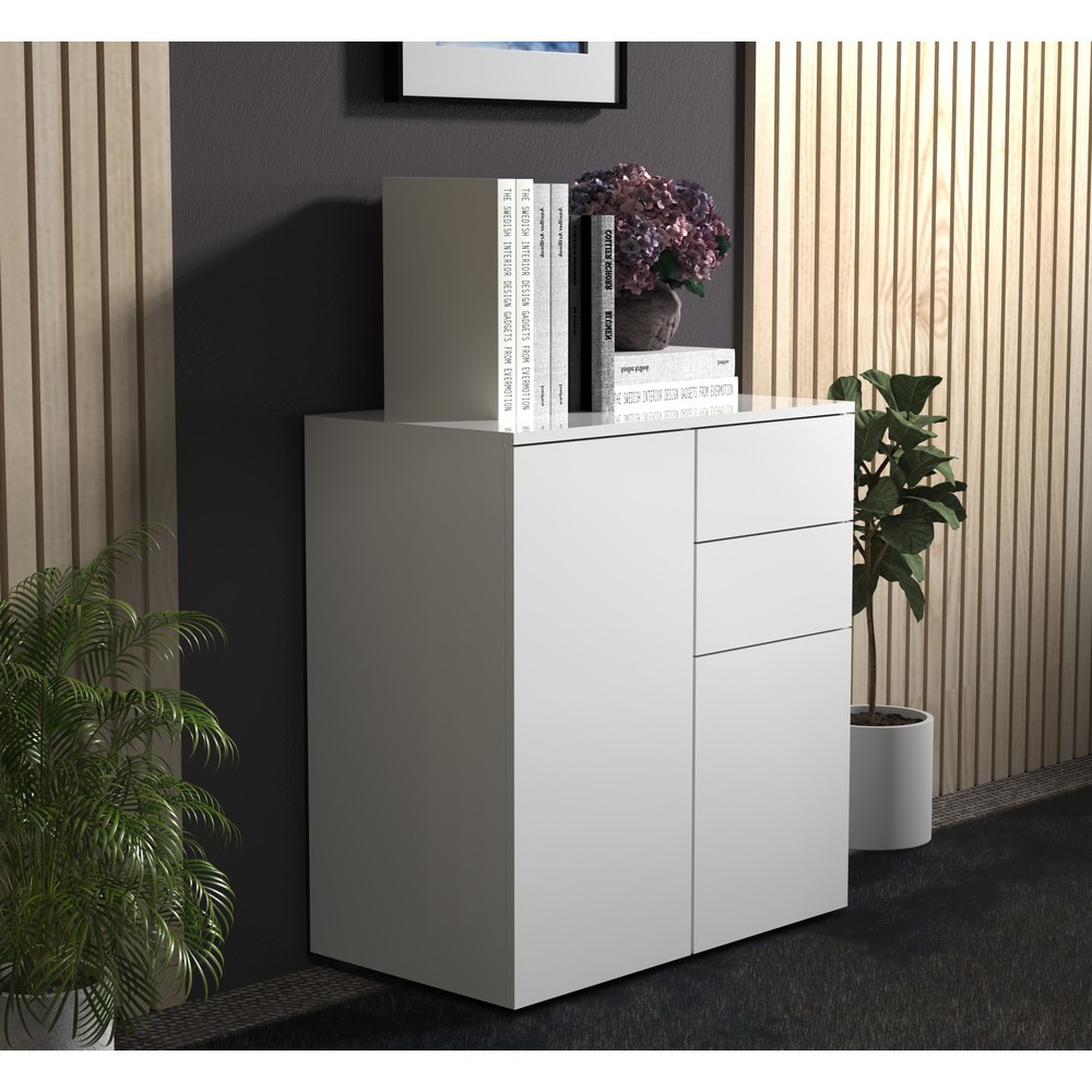 Produktabbildung Nr. 3: VCM Büroschrank Dalosa 4-Fach, weiß