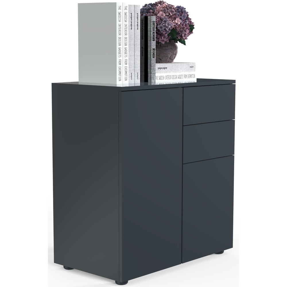 Produktabbildung Nr. 1: VCM Kommode Dalosa 4-Fach, anthrazit