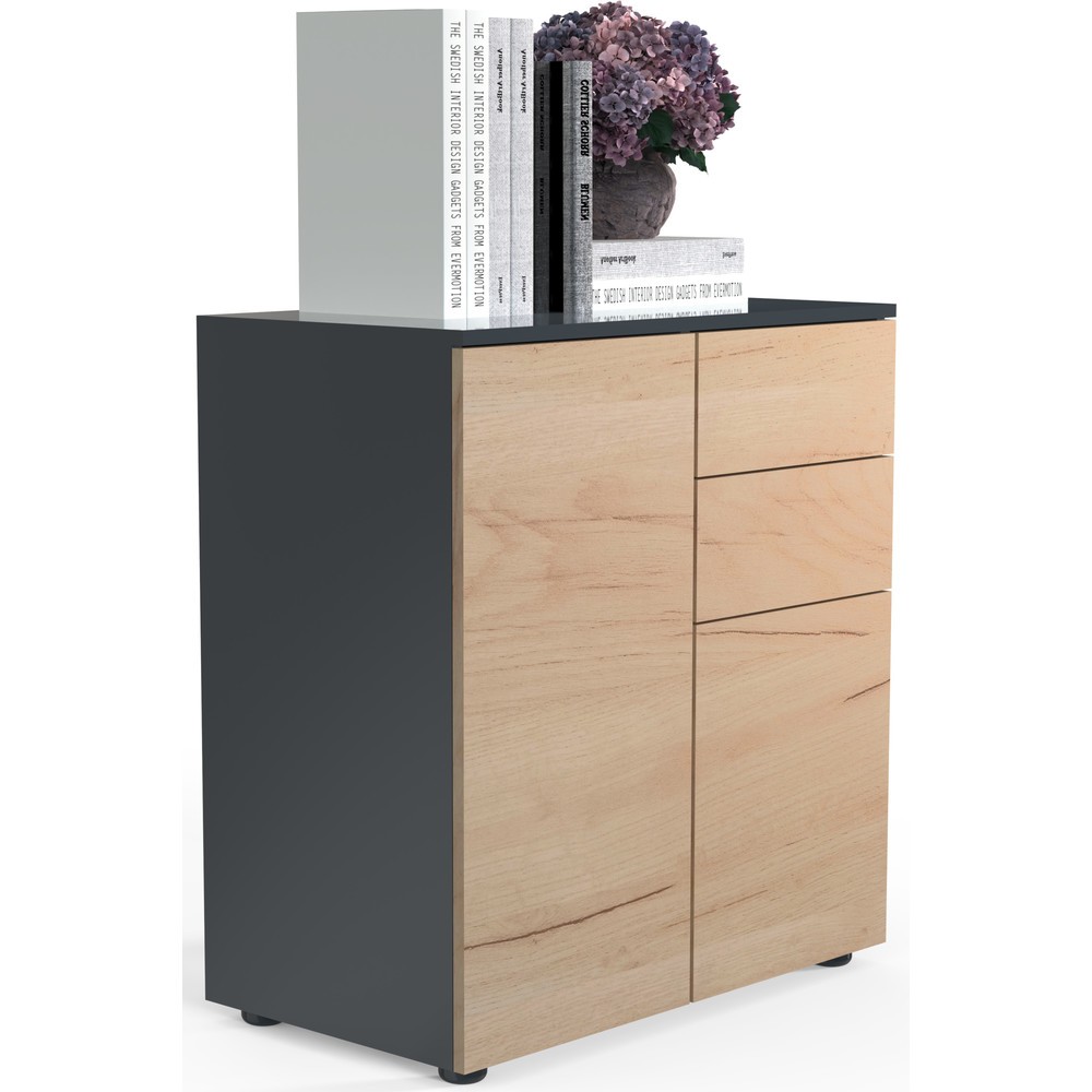 Produktabbildung Nr. 1: VCM Kommode Dalosa 4-Fach, Honig-Eiche