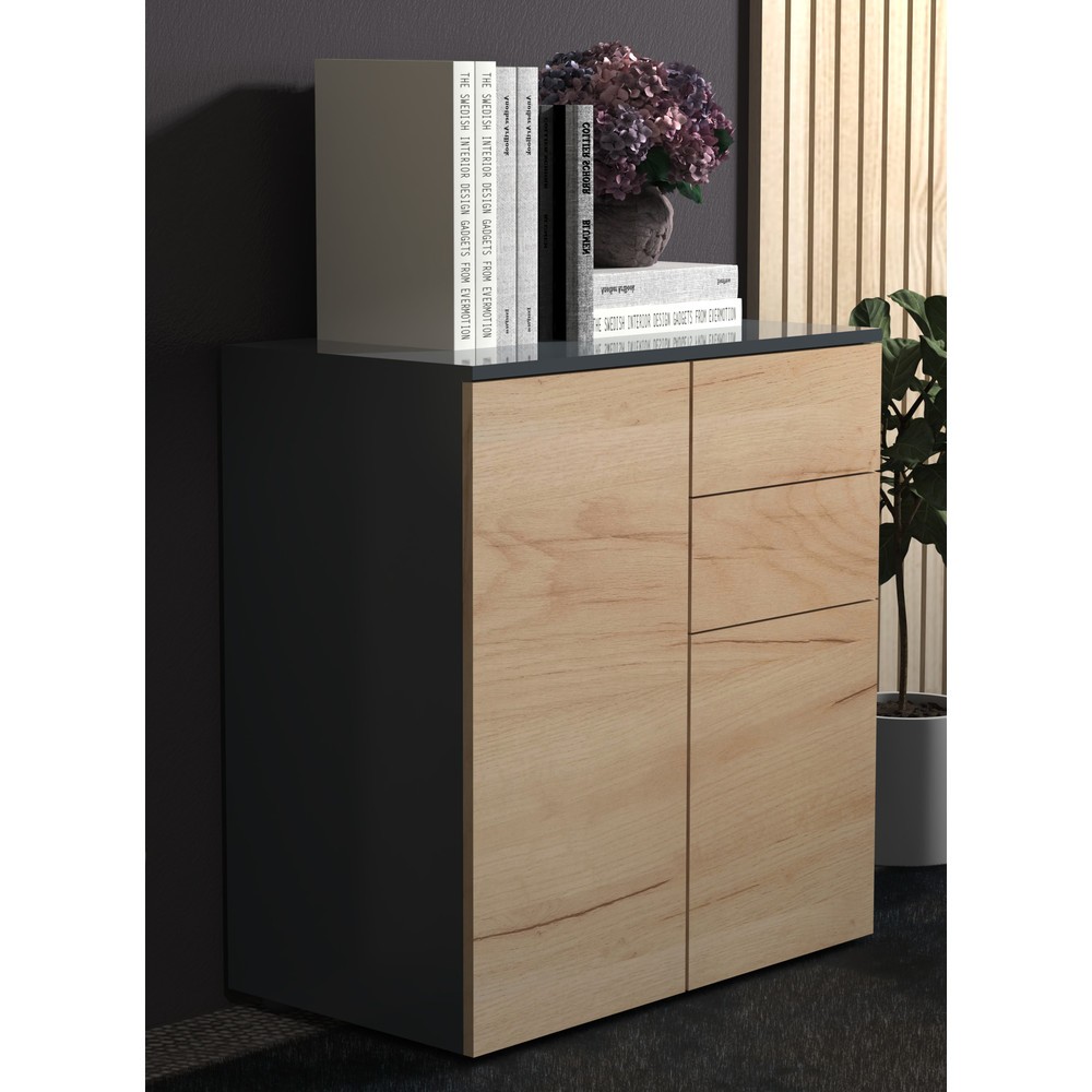 Produktabbildung Nr. 3: VCM Kommode Dalosa 4-Fach, Honig-Eiche