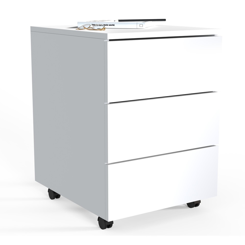 Produktabbildung Nr. 1: VCM Rollcontainer Dalosa 45 3-SB, weiß