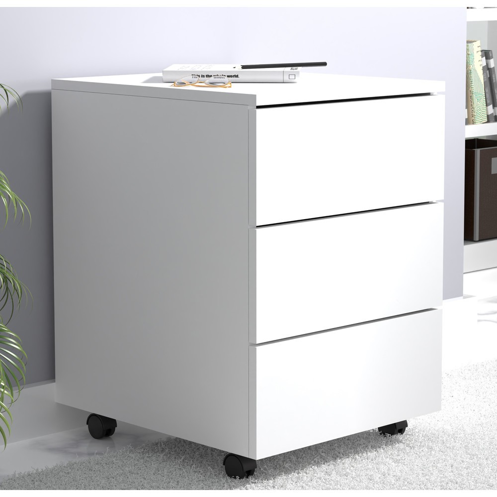 Produktabbildung Nr. 2: VCM Rollcontainer Dalosa 45 3-SB, weiß