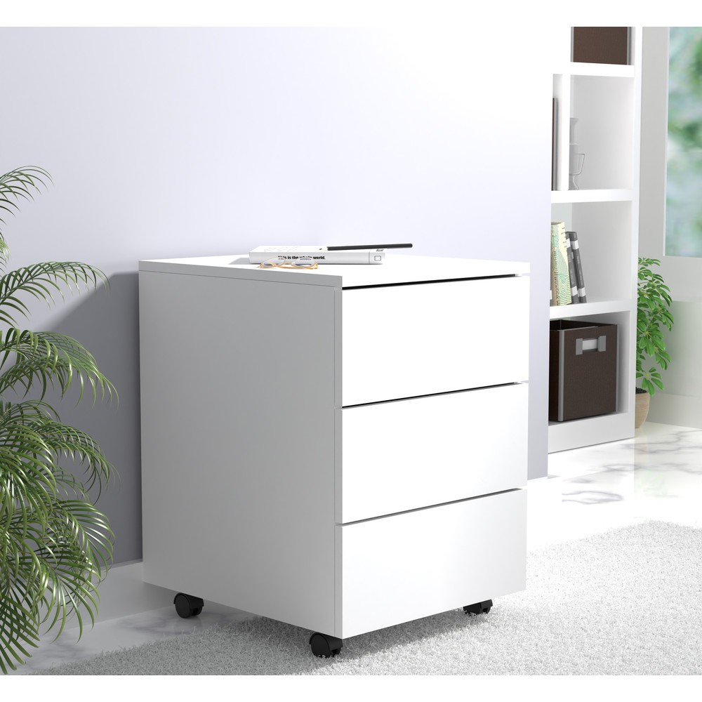Produktabbildung Nr. 3: VCM Rollcontainer Dalosa 45 3-SB, weiß