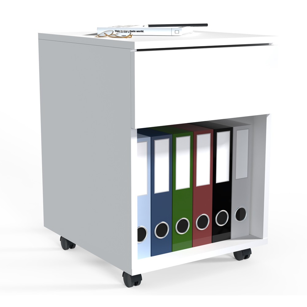 Produktabbildung Nr. 1: VCM Rollcontainer Dalosa 45 1-SB, weiß