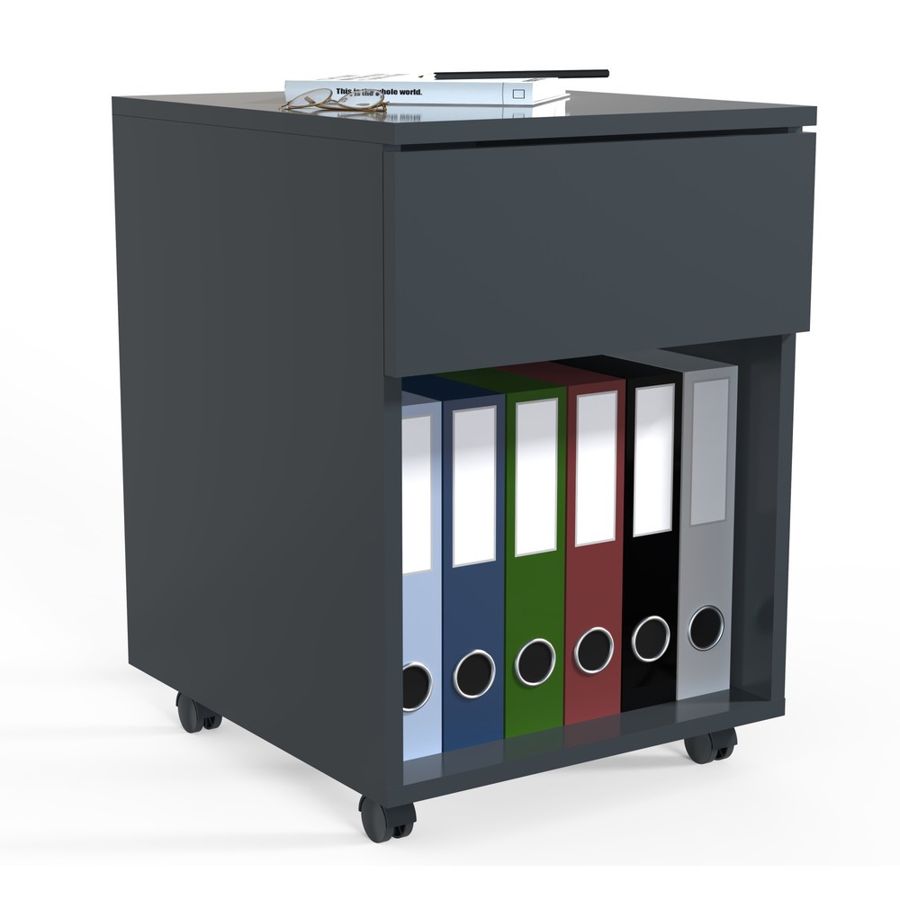 Produktabbildung: VCM Rollcontainer Dalosa 45 1-SB, anthrazit
