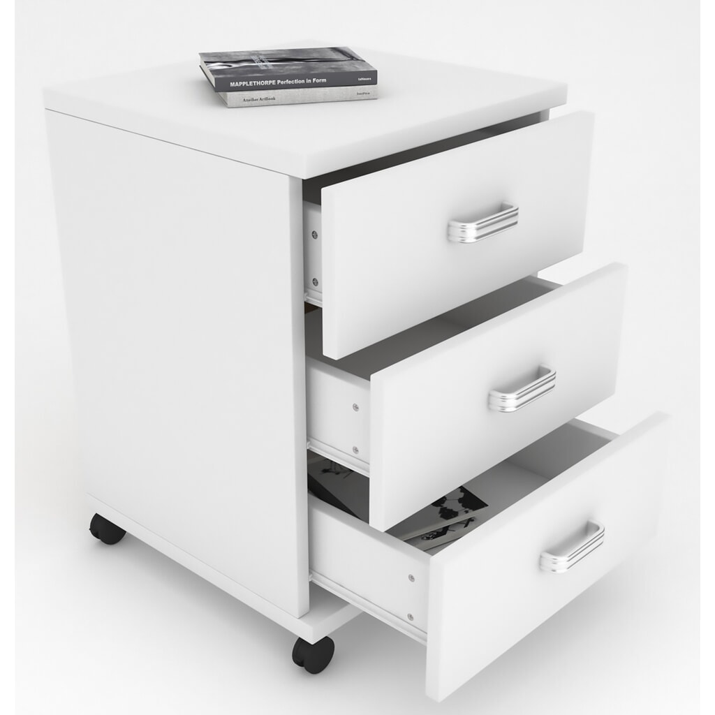 VCM Rollcontainer Tobila, weiß Produktabbildung: VCM Rollcontainer Tobila, weiß