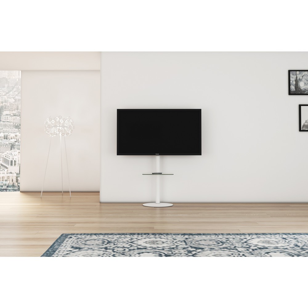 Produktabbildung Nr. 4: VCM TV-Standfuß Cirla mit Zwischenboden, weiß