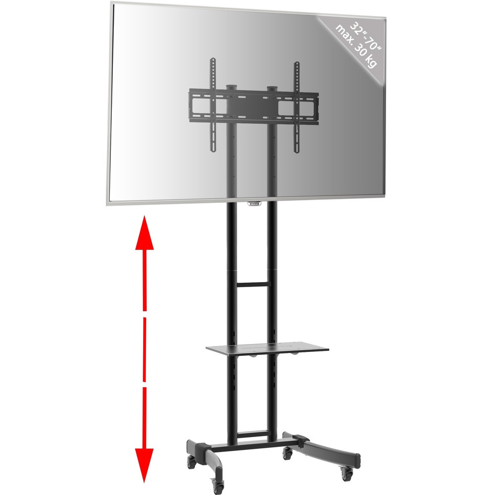 Produktabbildung Nr. 4: VCM TV-Standfuß B-MS 190 höhenverstellbar, schwarz