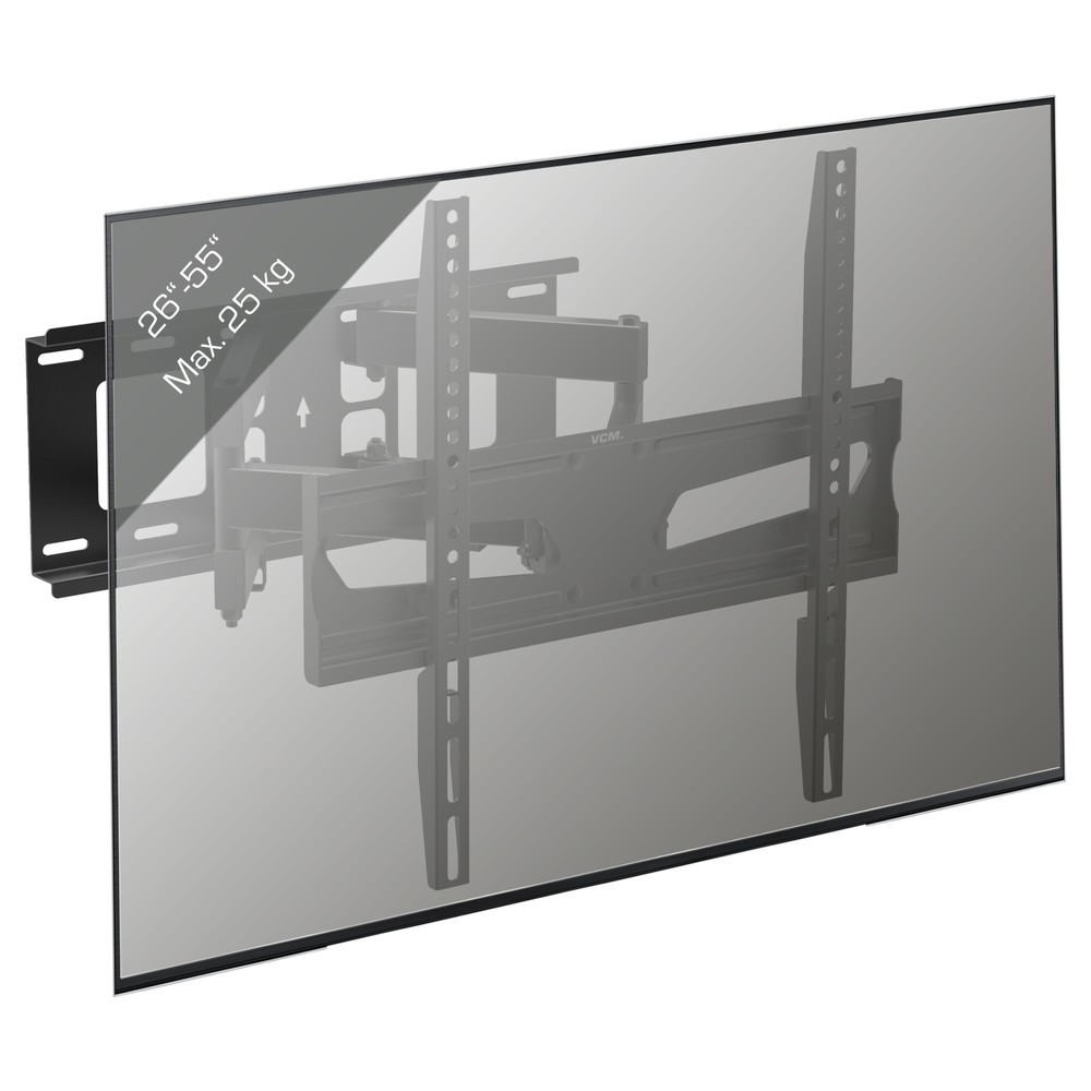 Produktabbildung Nr. 3: VCM Wandhalterung B-NS 400 schwenkbar, neigbar, schwarz