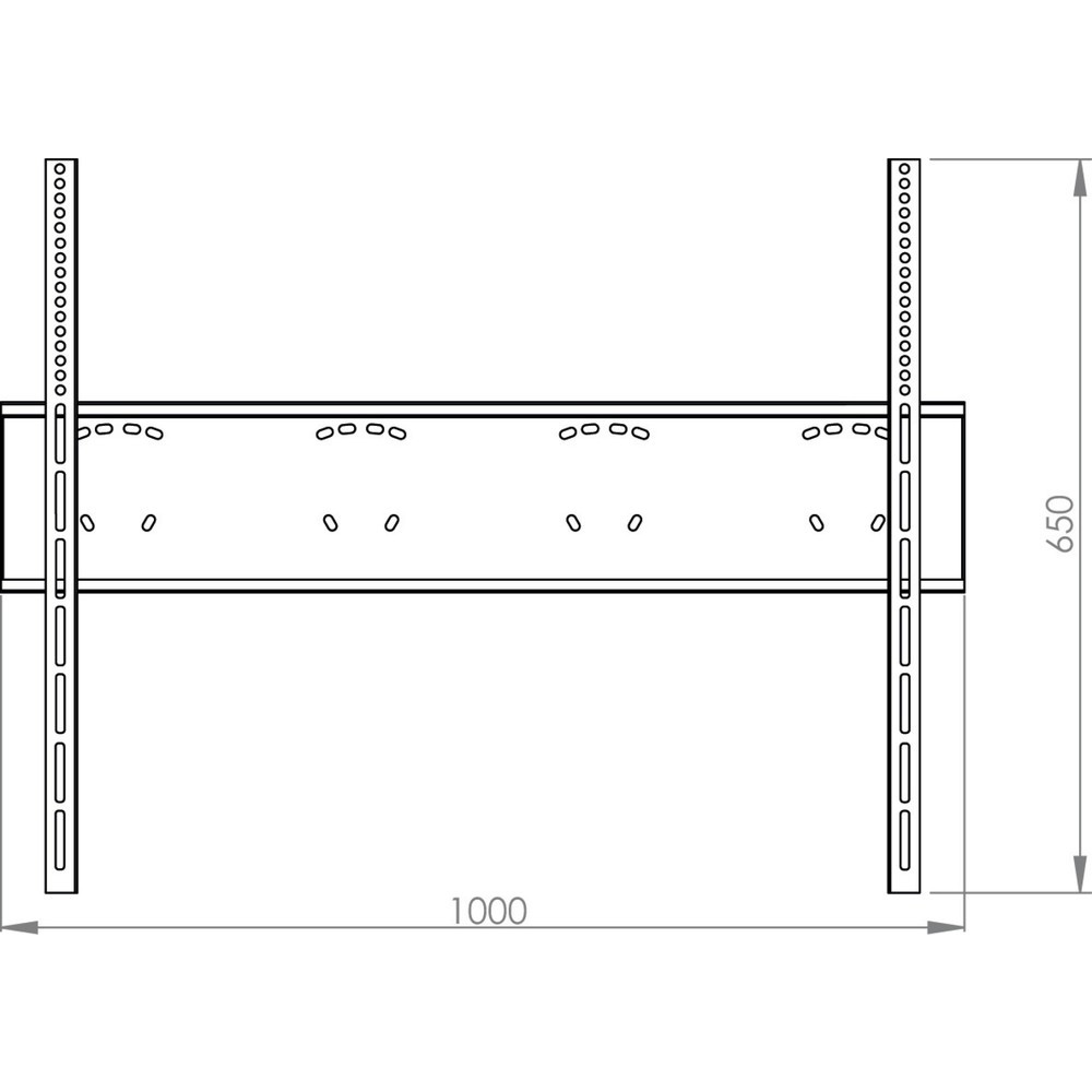 Produktabbildung Nr. 2: VCM universelle Wandhalterung WFLD 1000, schwarz