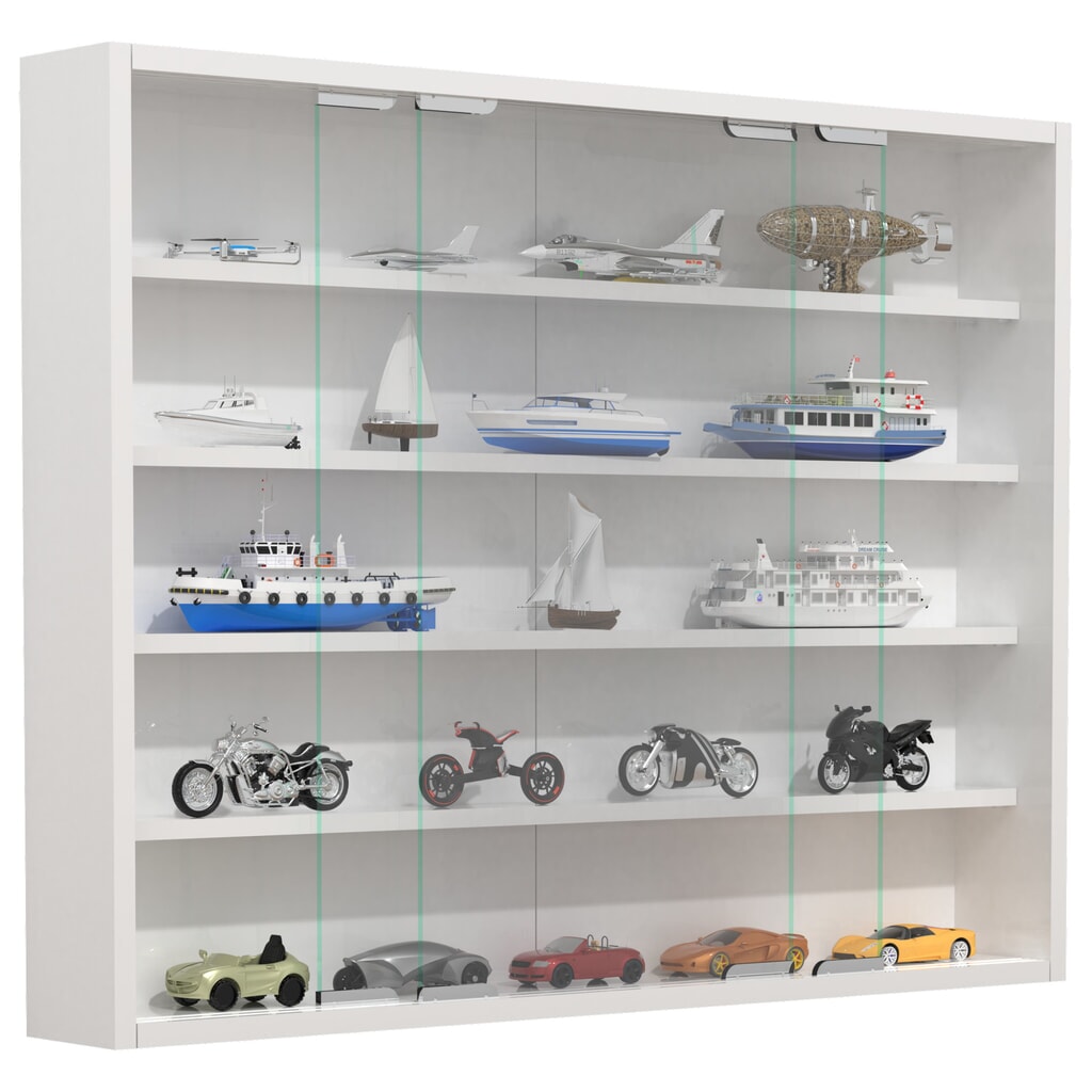 VCM Wandvitrine Agisa L, weiß Produktabbildung: VCM Wandvitrine Agisa L, weiß