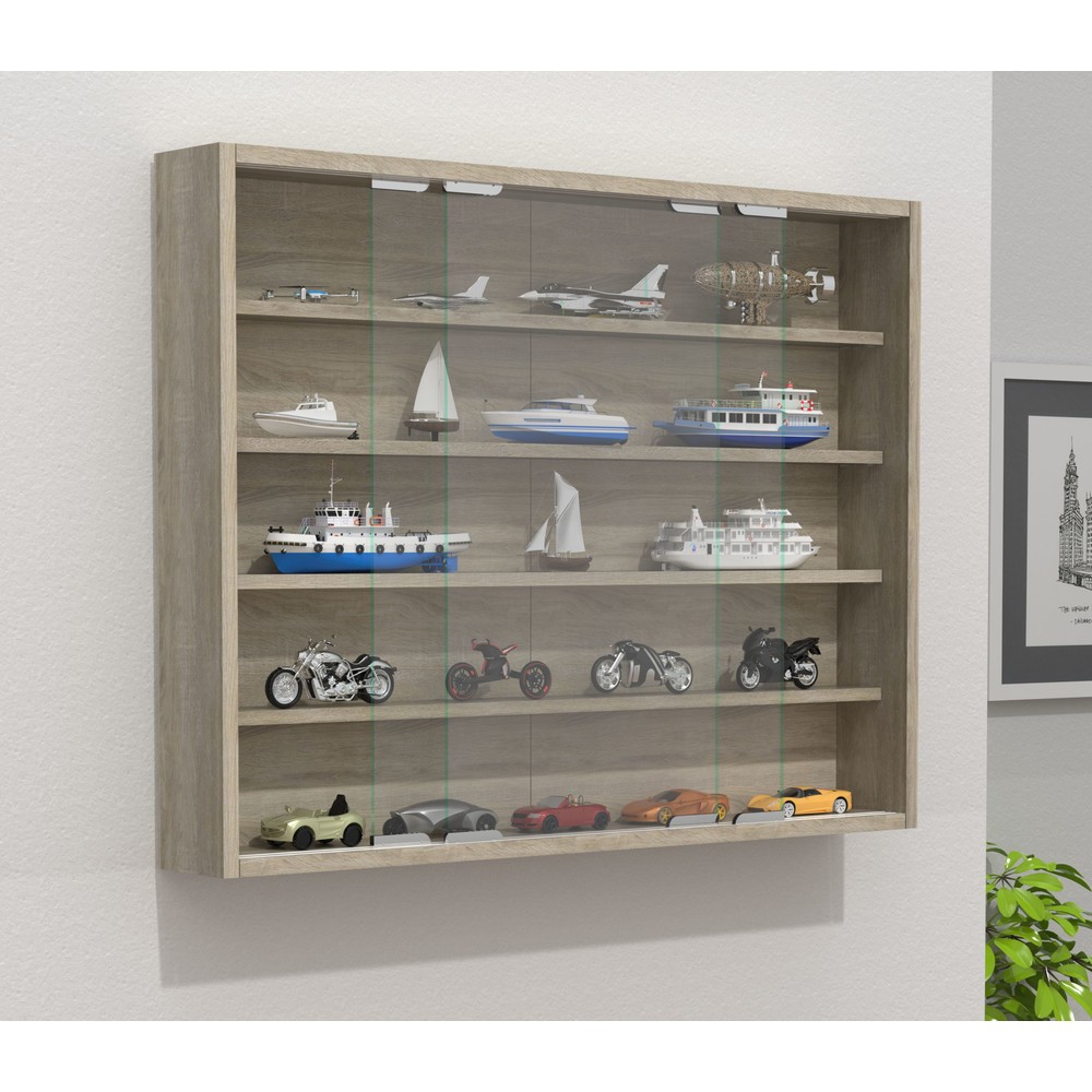 Produktabbildung Nr. 2: VCM Wandvitrine Agisa L, Sonoma-Eiche