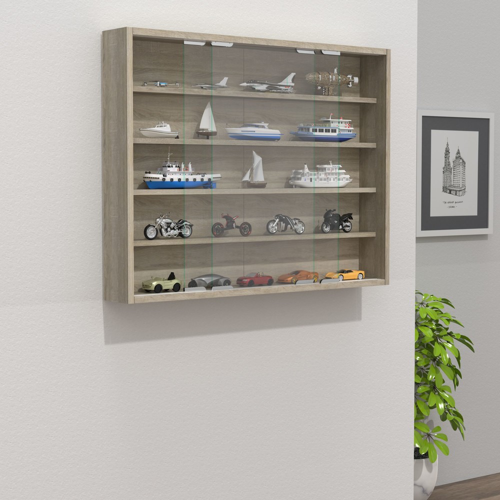 Produktabbildung Nr. 3: VCM Wandvitrine Agisa L, Sonoma-Eiche