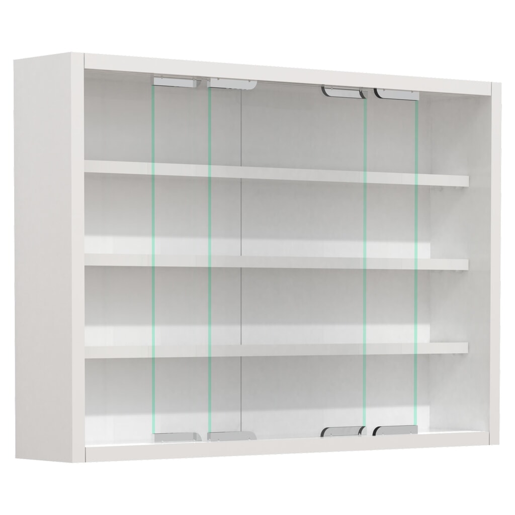 Produktabbildung Nr. 4: VCM Wandvitrine Agisa M, weiß