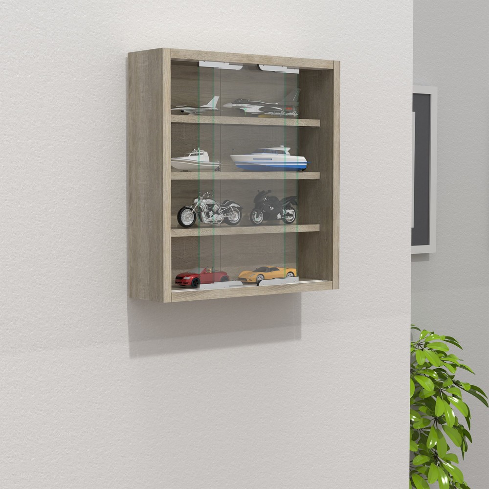 Produktabbildung Nr. 3: VCM Wandvitrine Agisa S, Sonoma-Eiche