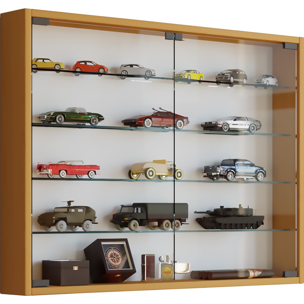 Produktabbildung Nr. 1: VCM Wandvitrine Mandosa L, Buche