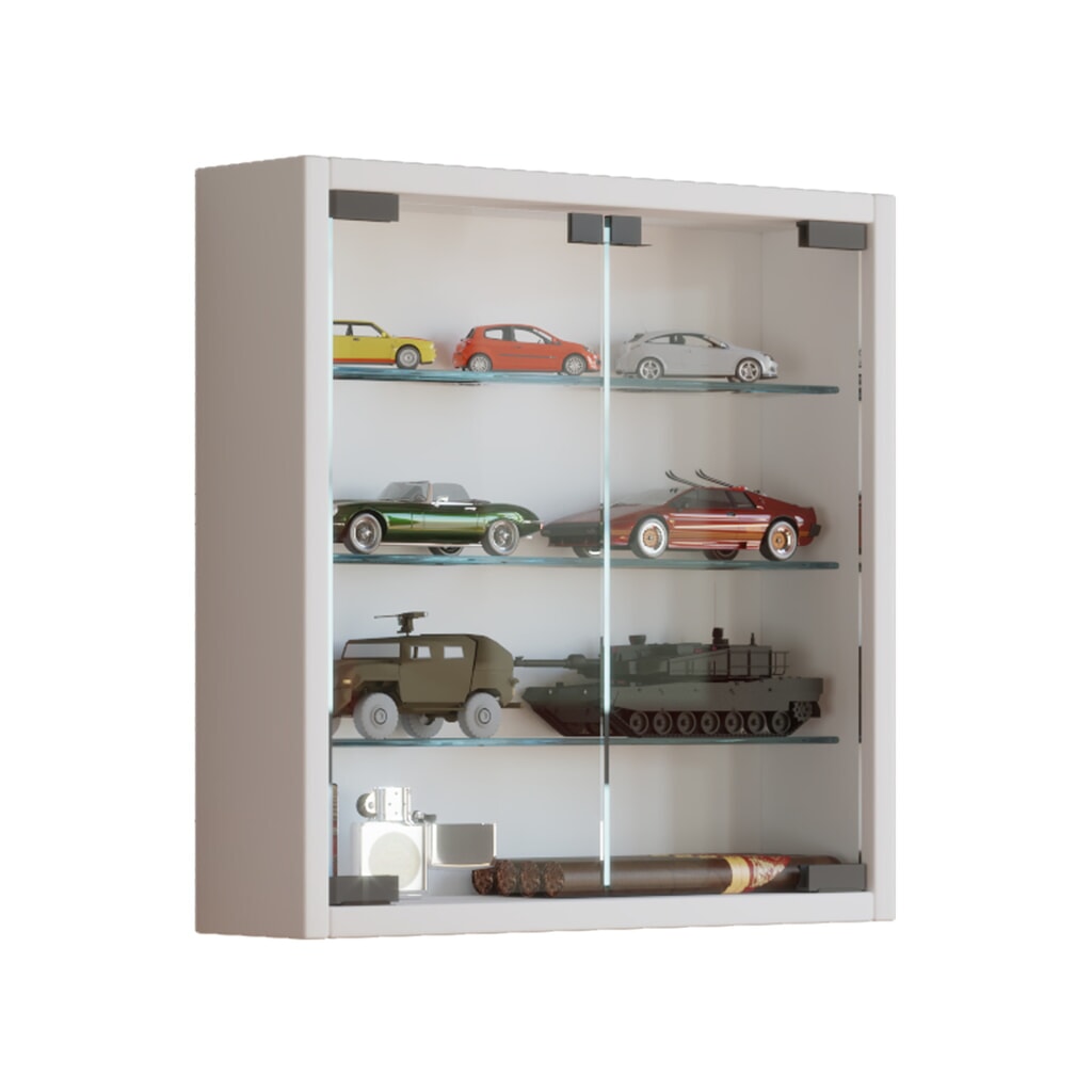 VCM Wandvitrine Mandosa S, weiß Produktabbildung: VCM Wandvitrine Mandosa S, weiß
