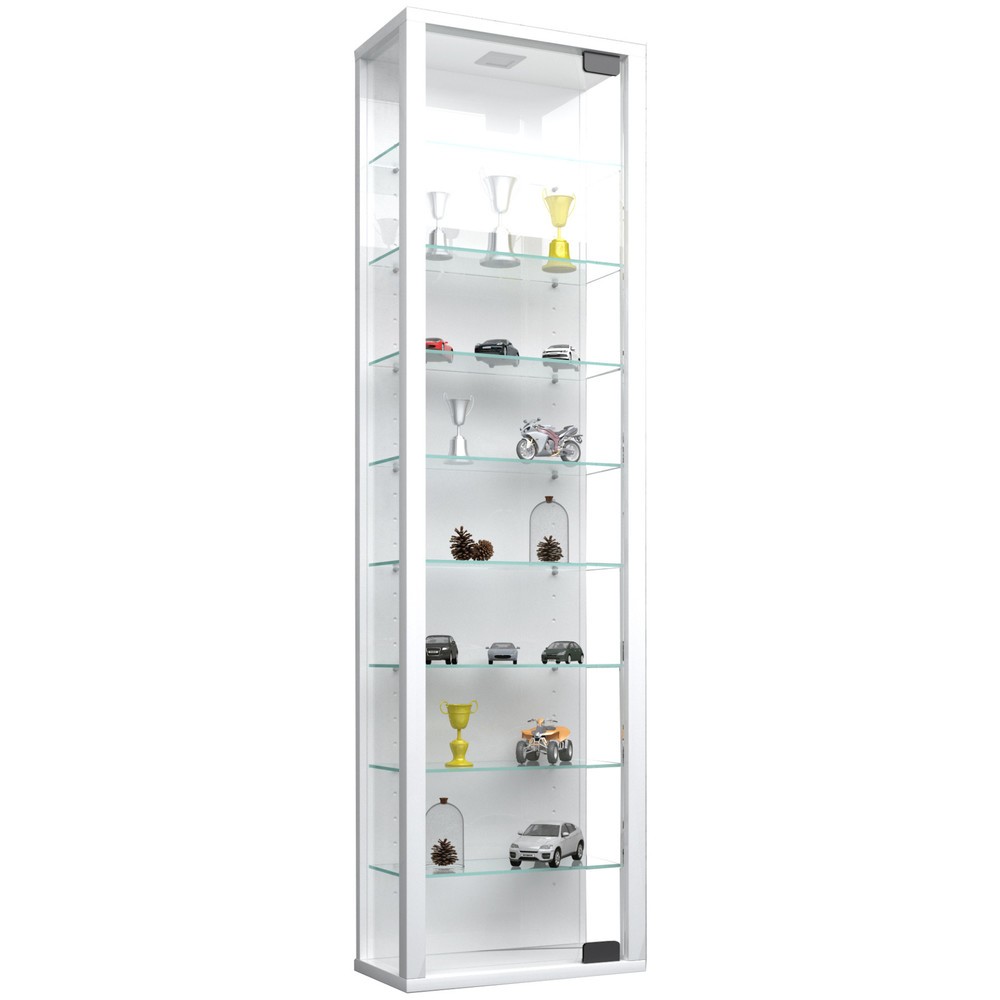 Produktabbildung: VCM Wandvitrine Stano Maxi, weiß