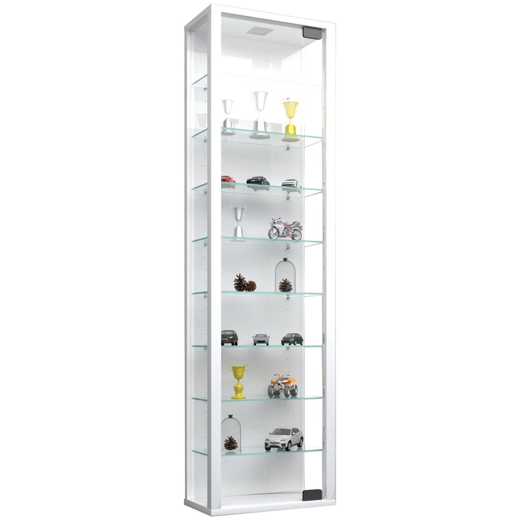 Produktabbildung: VCM Wandvitrine Stano Maxi, weiß