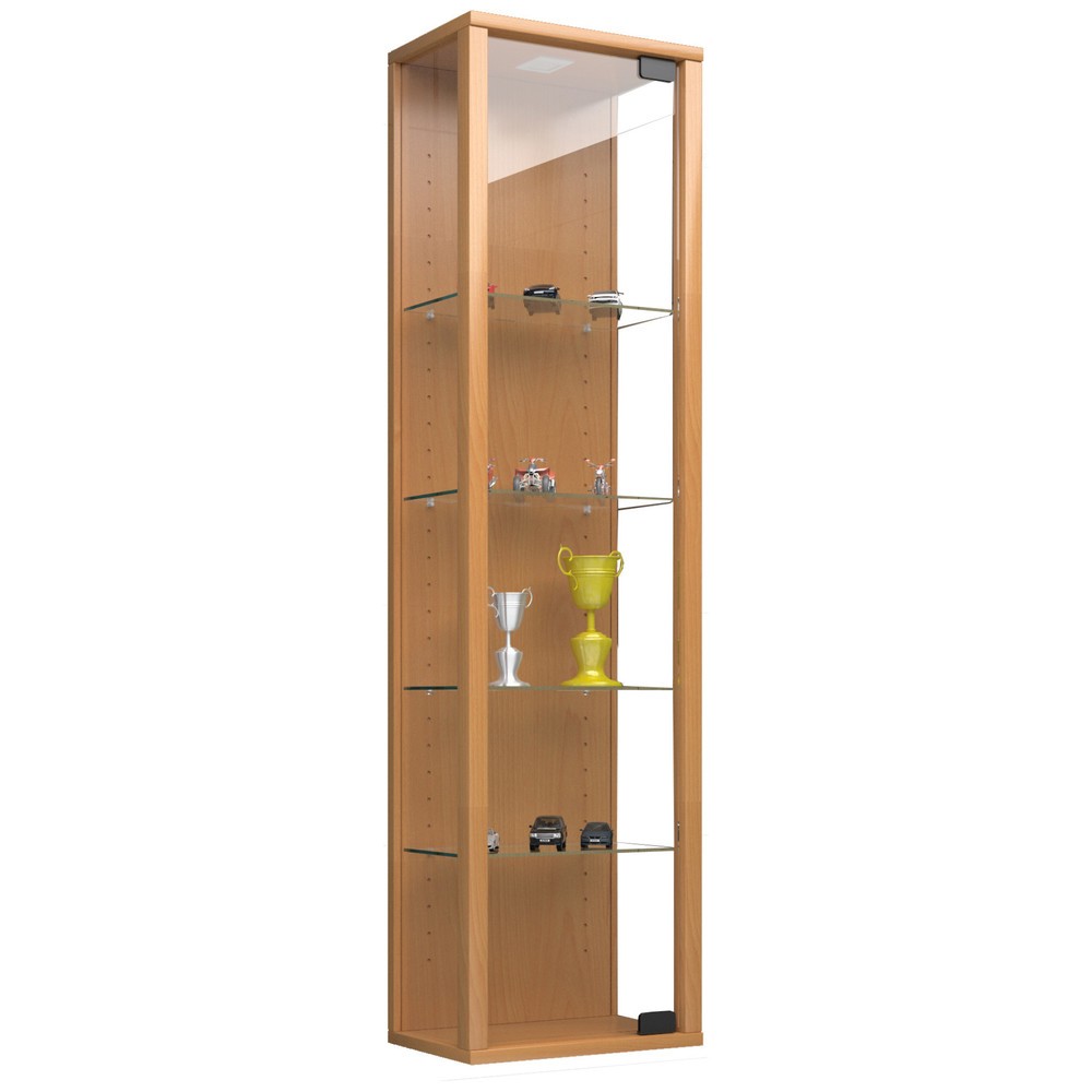 Produktabbildung: VCM Wandvitrine Stano Mini, Buche
