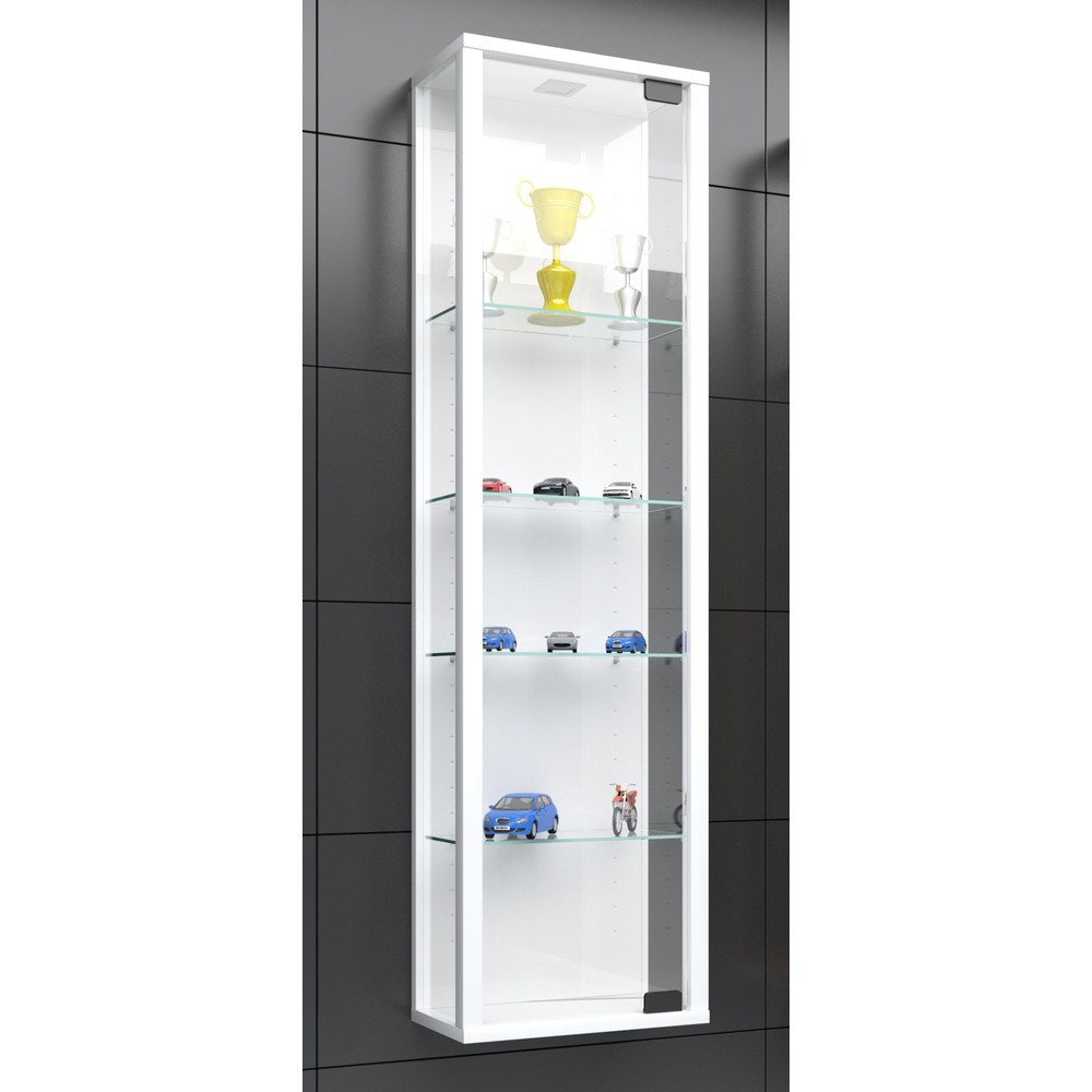Produktabbildung Nr. 2: VCM Wandvitrine Stano Mini, weiß