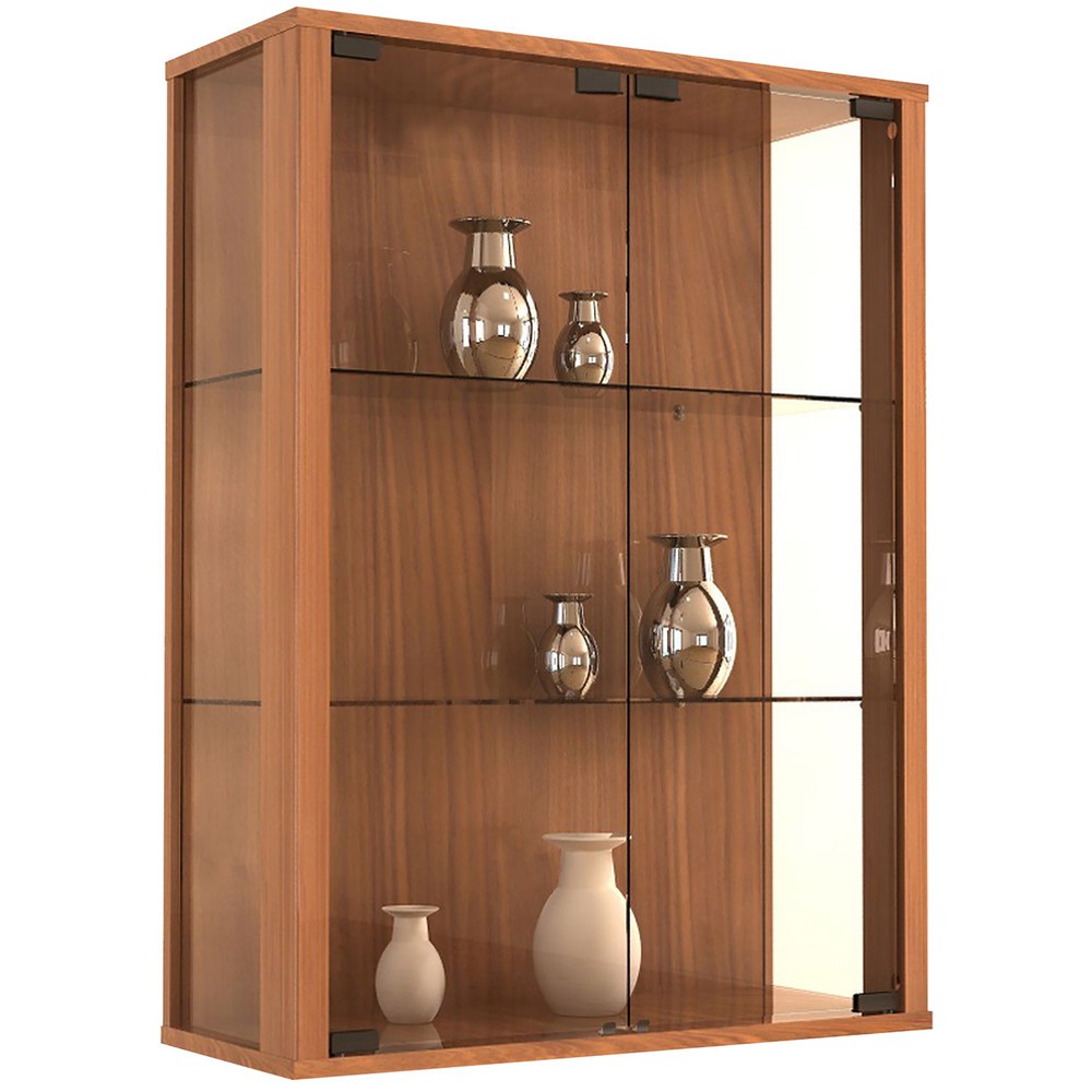 Produktabbildung Nr. 1: VCM Wandvitrine Udina, Kern-Nussbaum