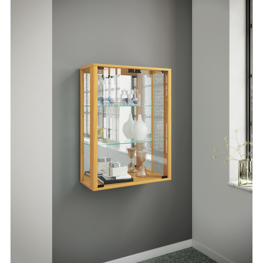 Produktabbildung Nr. 4: VCM Wandvitrine Udina mit Spiegel, Buche