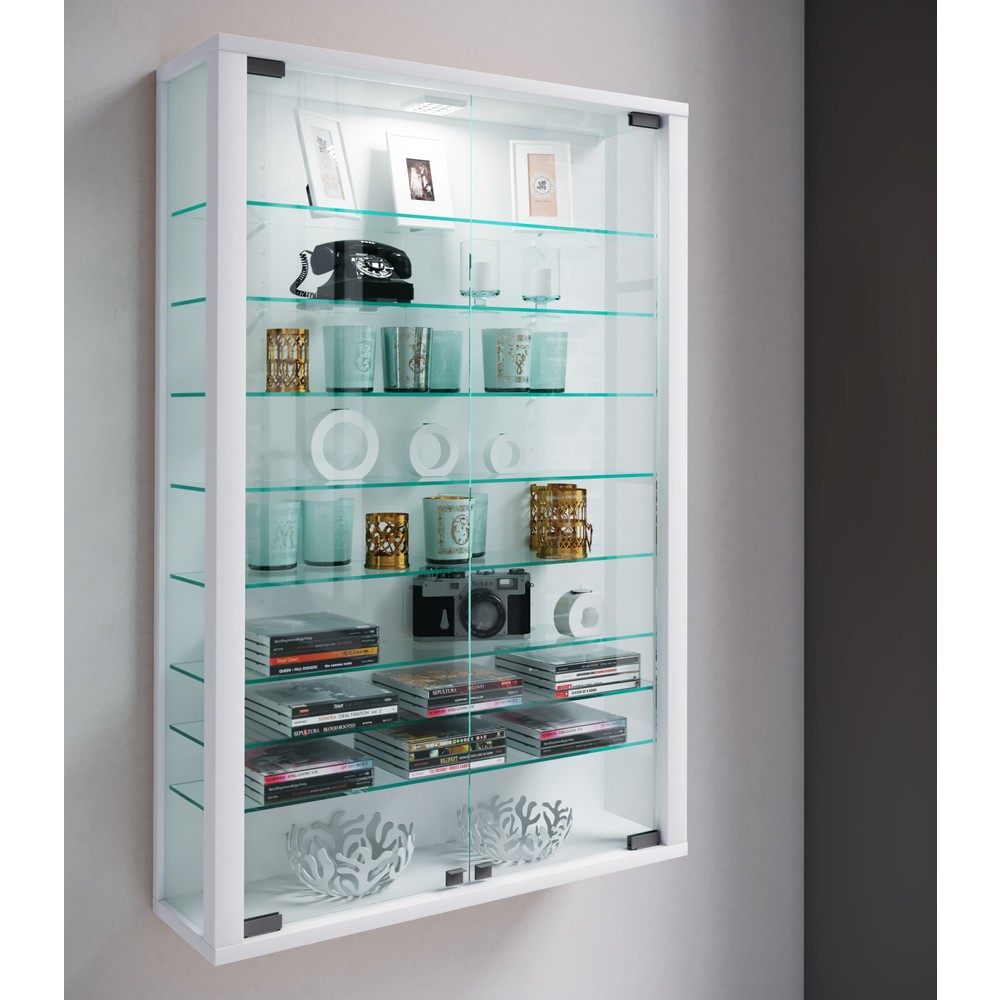 Produktabbildung Nr. 3: VCM Wandvitrine Vitrosa Mini, weiß