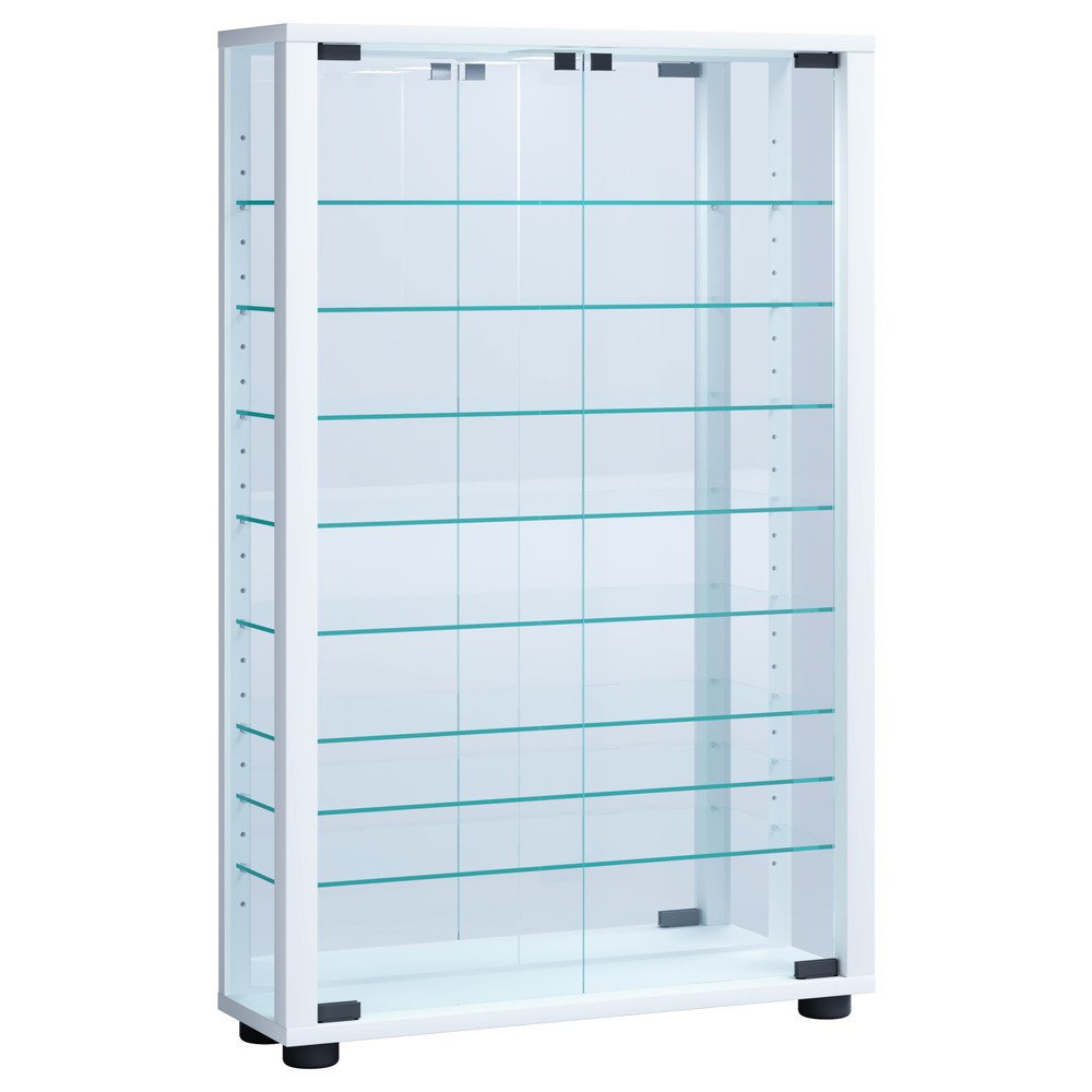 Produktabbildung Nr. 1: VCM Wandvitrine Vitrosa Mini mit Spiegel , weiß