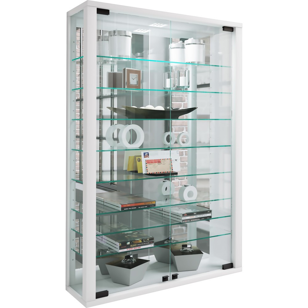 Produktabbildung Nr. 5: VCM Wandvitrine Vitrosa Mini mit Spiegel , weiß