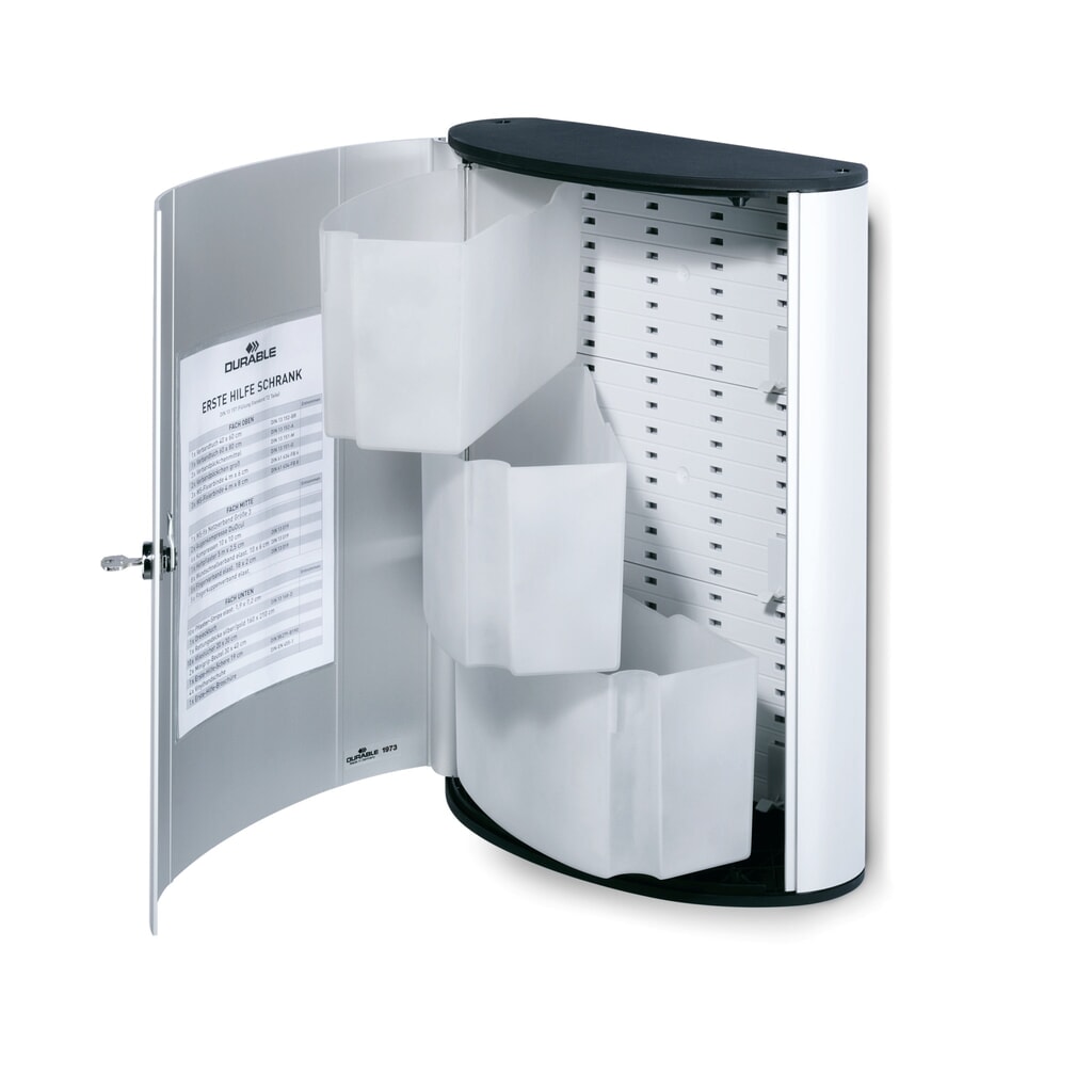 DURABLE Verbandschrank FIRST AID, leer Produktabbildung: DURABLE Verbandschrank FIRST AID, leer