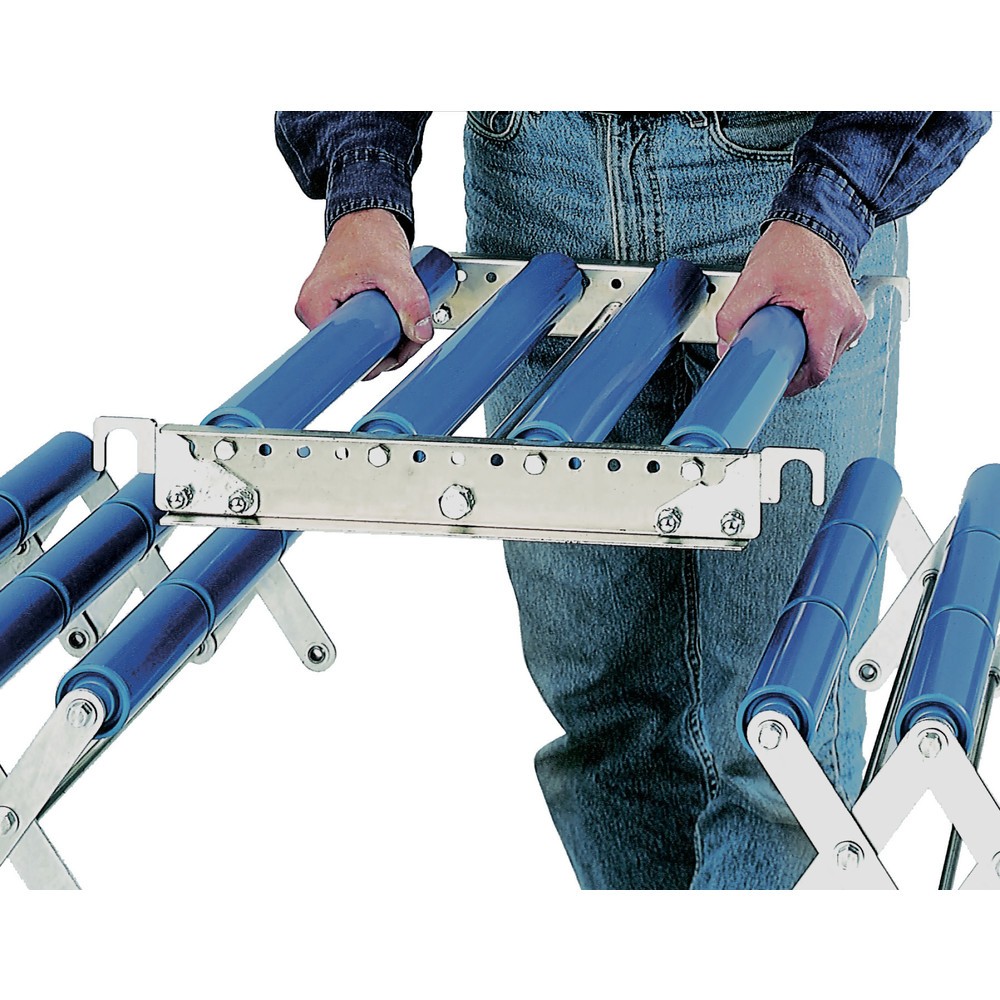 Produktabbildung: Verbindungsstück für Scheren-Rollenbahn, Bahnbreite 400 mm