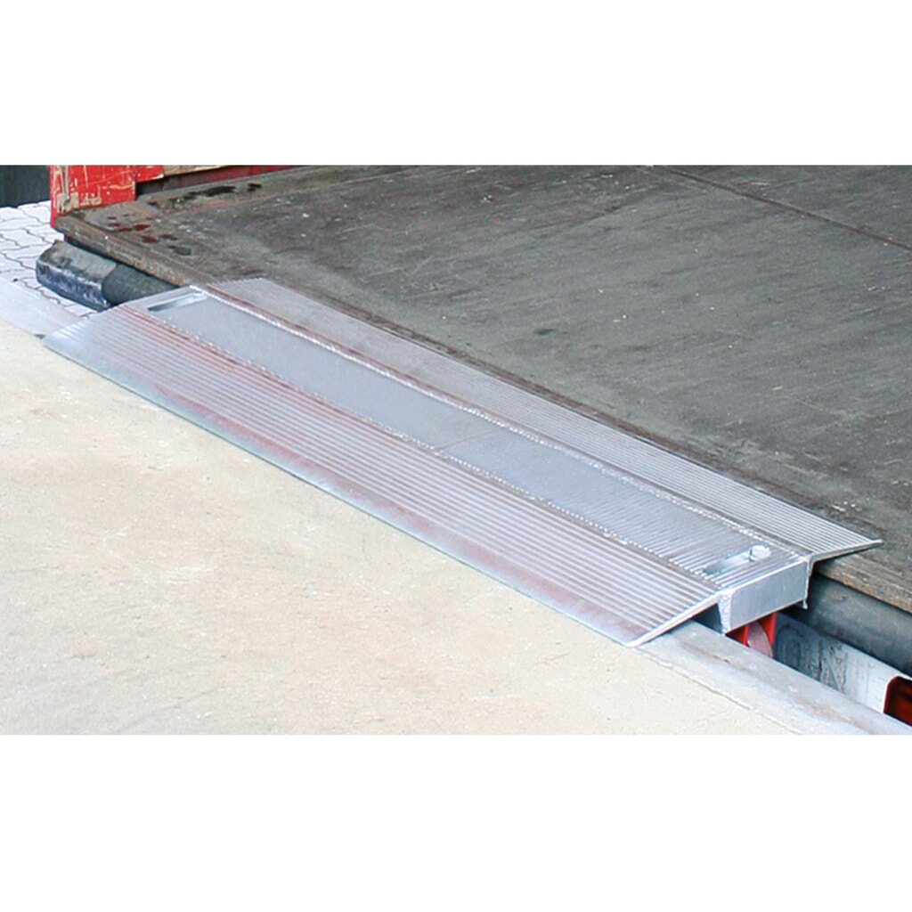 EXPRESSO Verladebrücke mit Gummirad und Griffmulde, TK 4.000 kg, BxL 1.500 x 520 mm Produktabbildung: EXPRESSO Verladebrücke mit Gummirad und Griffmulde, TK 4.000 kg, BxL 1.500 x 520 mm