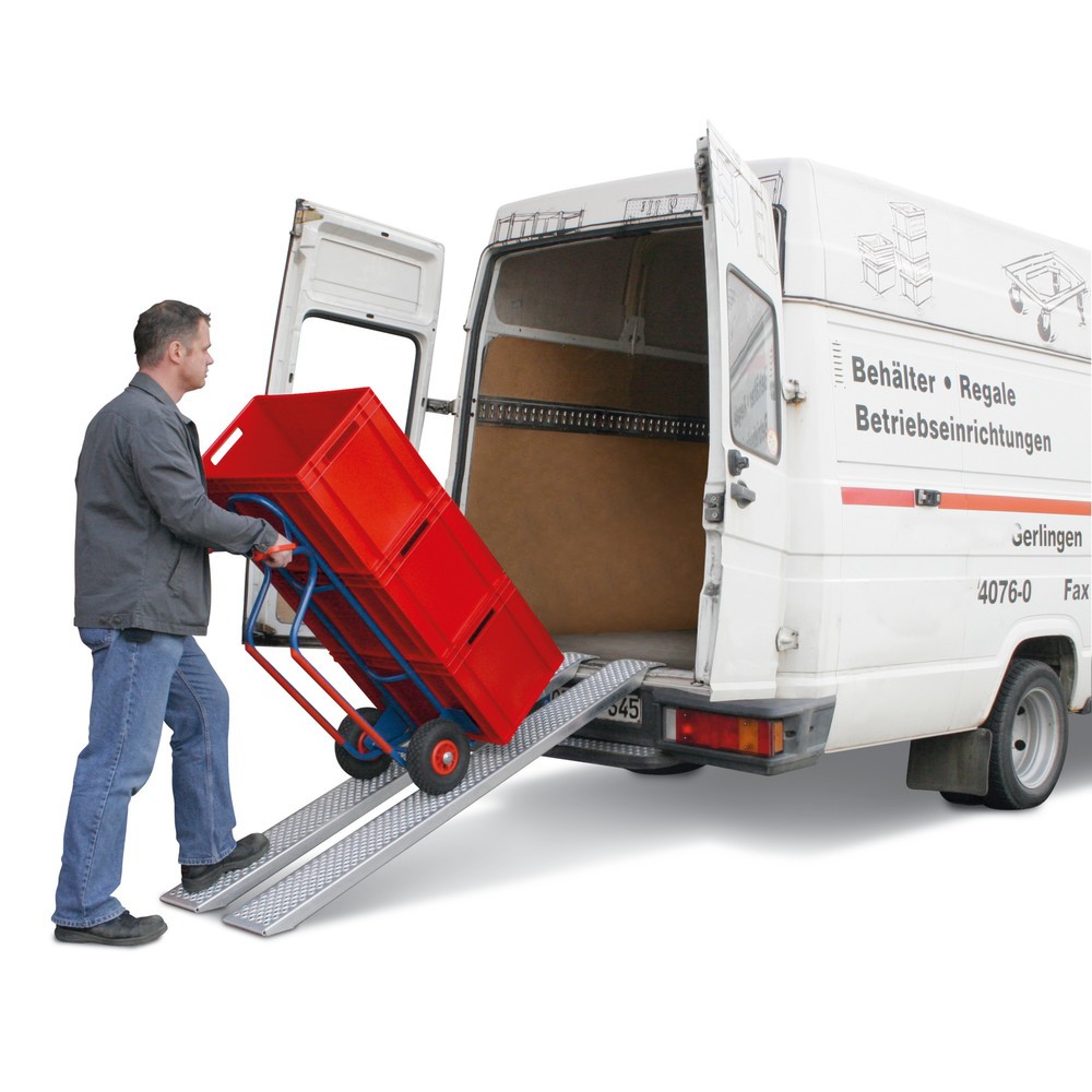 Produktabbildung: Verladeschienen HEMMDAL, TK 150 kg, BxL 210 x 1.500 mm
