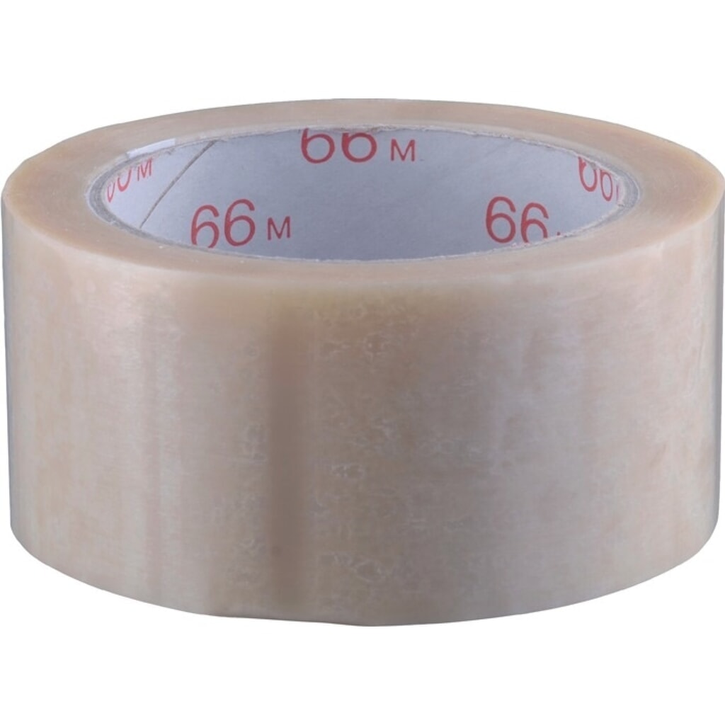 Verpackungsklebeband PVC, Länge 66 m Breite 50 mm, farblos, Rolle Produktabbildung: Verpackungsklebeband PVC, Länge 66 m Breite 50 mm, farblos, Rolle
