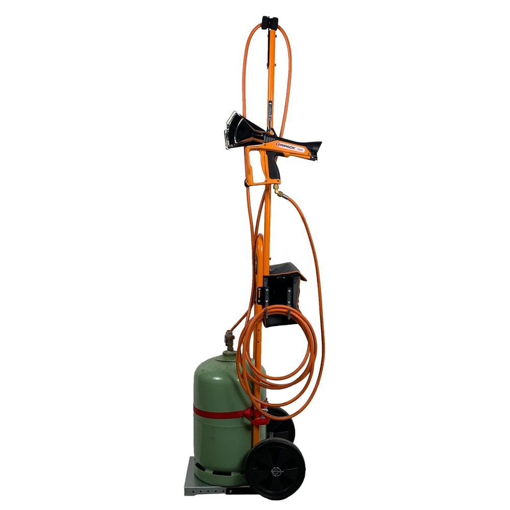 Produktabbildung: Propangasflaschenwagen für RIPACK® Schrumpfgerät 3000, gelborange