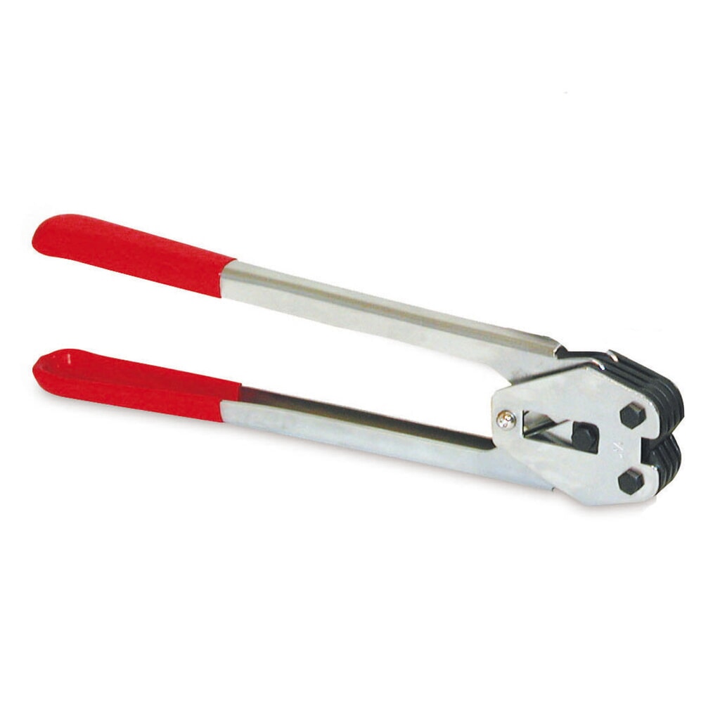 Verschlusszange für Umreifungsbänder, Einsteiger, für Bandbreite 13 mm Produktabbildung: Verschlusszange für Umreifungsbänder, Einsteiger, für Bandbreite 13 mm