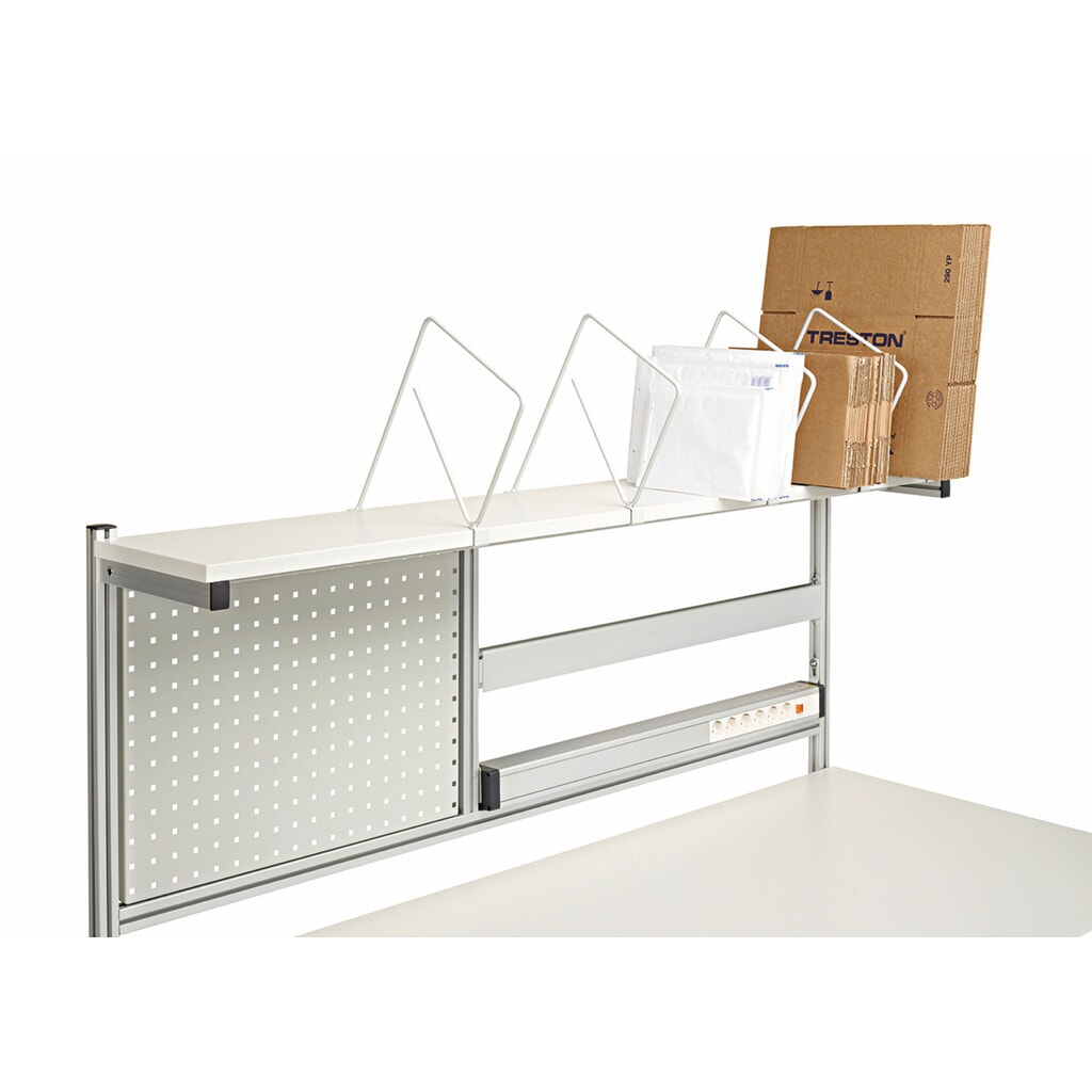 Verstellbares Unterteilbügel-Set für TRESTON Etagenboard Produktabbildung Nr. 3: Verstellbares Unterteilbügel-Set für TRESTON Etagenboard