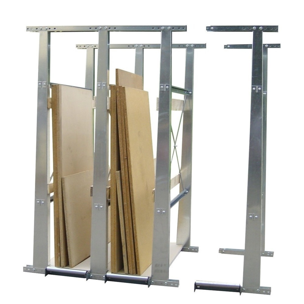 Produktabbildung: Vertikal-Plattenlager VLP, Grundtiefenergänzung, BxT 1.560 x 1.500 mm, 2 Fächer