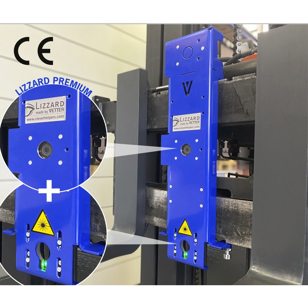 Produktabbildung: VETTER® LIZZARD Premium, Laser- und Kamera-Gabelführungssystem, ISO 2A
