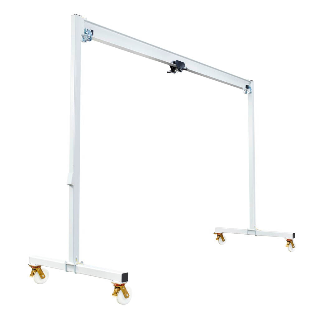 Produktabbildung: VETTER® Portalkran inkl. Handschiebefahrwerk, verfahrbar, Lichte Breite 3 m, TK 250 kg