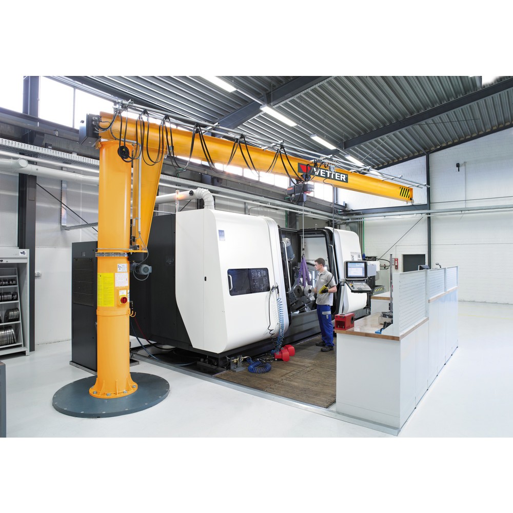 Produktabbildung Nr. 4: VETTER® Schwenkkran inkl. LIFTKET Elektrokettenzug, Säulenausführung, 360° Schwenkbereich, Ausladung 3.000 mm inkl. LIFTKET Elektrokettenzug, TK 250 kg